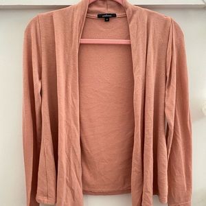dusty rose cardigan
